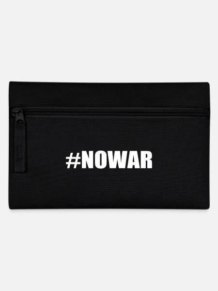 No war - Federtasche - Schwarz