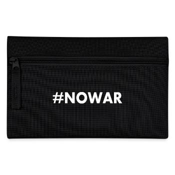 No war - Pencil Case - black - Front