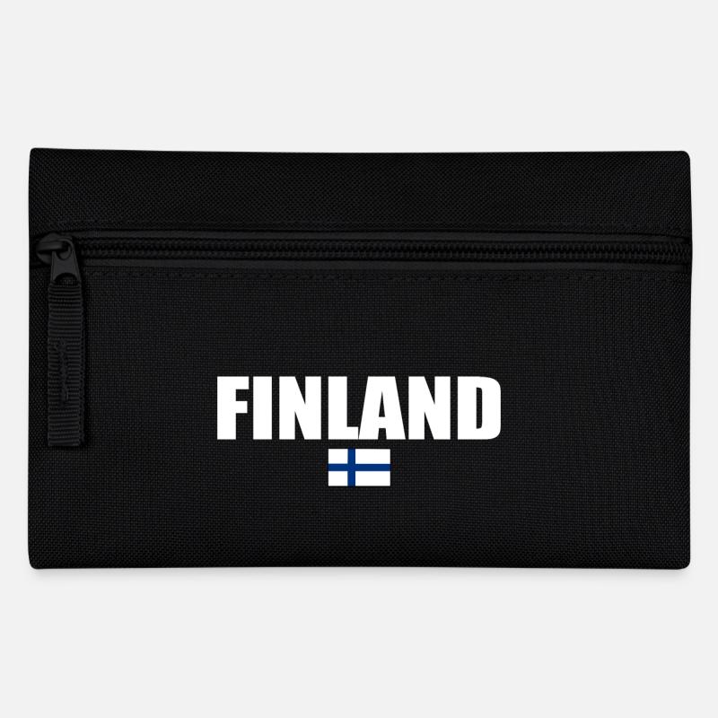 Finnland - Federtasche - Schwarz