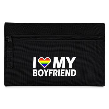 I love my boyfriend - Pencil Case - black - Front