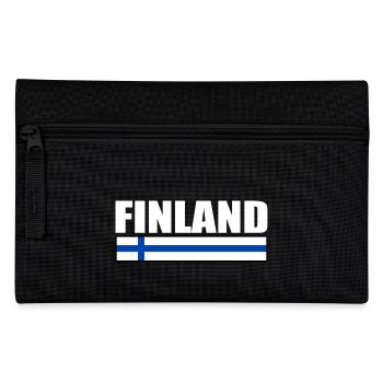 FINLANDE DRAPEAU FINLANDAIS - Trousse - noir - Devant