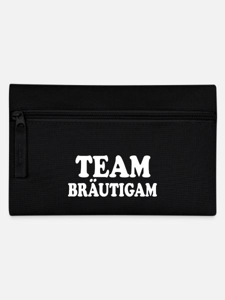 Team bräutigam - Federtasche - Schwarz