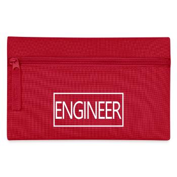 Ingenieur Stolzer Diplom-Ingenieurstudent - Federtasche - Rot - Vorne