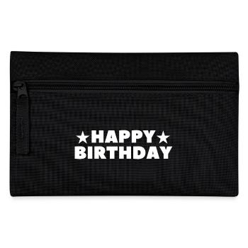 Happy Birthday Birthday Greeting Birthday Gift - Pencil Case - black - Front