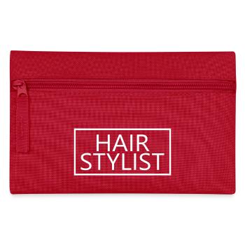 Coiffeur fier Diplômé Cadeau de coiffeur - Trousse - rouge - Devant