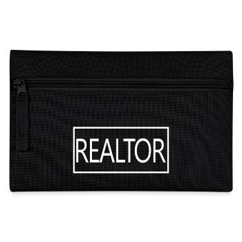 Agent immobilier fier étudiant diplômé en immobilier - Trousse - noir - Devant