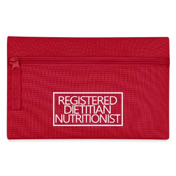 Registered Dietitian Nutritionist Proud RDN - Pencil Case - red - Front