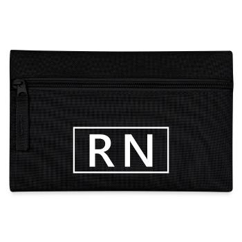 RN or Registered Nurse Proud Graduated Nursing - Pencil Case - black - Front