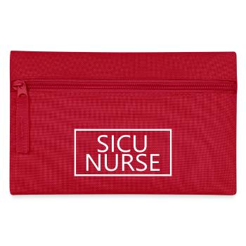 Infirmière SICU Fière étudiante infirmière diplômée - Trousse - rouge - Devant