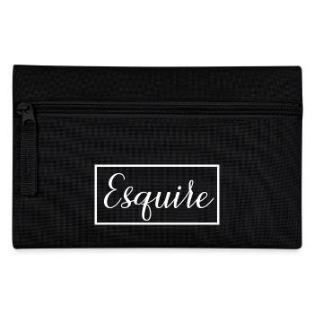 Esquire Graduated Lawyer School Student - Pencil Case - black - Front