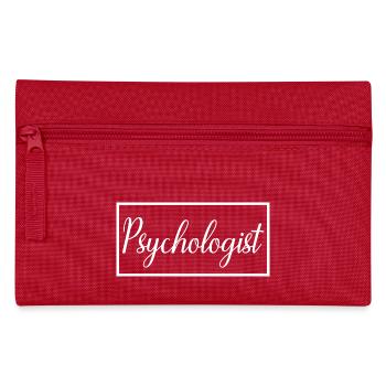 Psychologue fière étudiante en psychologie - Trousse - rouge - Devant