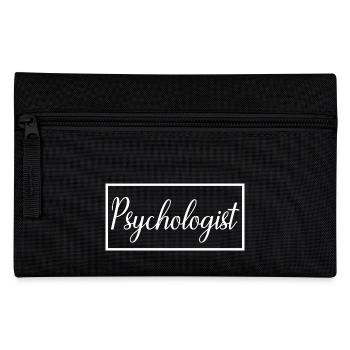 Psychologe stolzer Psychologiestudent - Federtasche - Schwarz - Vorne