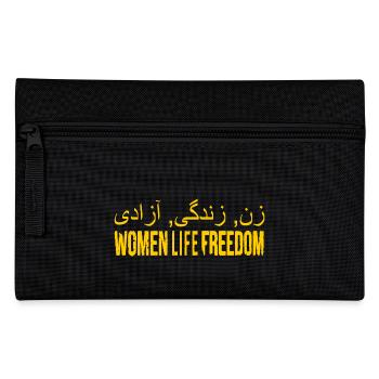 Women life freedom iran - Pencil Case - black - Front