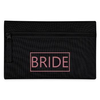 Fiançailles de couple de mariage assorties Lune de miel - Trousse - noir - Devant