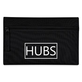Hubs Matching Couple Engagement Wedding Honeymoon - Pencil Case - black - Front