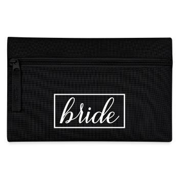 Fiançailles de couple de mariage assorties Lune de miel - Trousse - noir - Devant