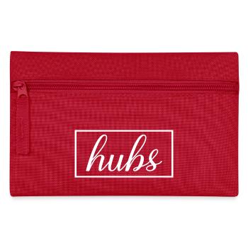 Hubs Matching Engagement Wedding Honeymoon - Pencil Case - red - Front