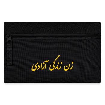 Women life freedom - Federtasche - Schwarz - Vorne