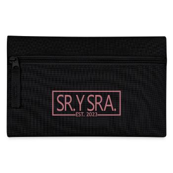 Sr. Y Sra. Est. 2023 - Hochzeitsgeschenk für Männer & Frauen - Federtasche - Schwarz - Vorne