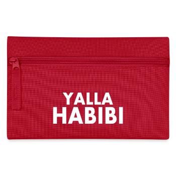 Yalla habibi - Federtasche - Rot - Vorne