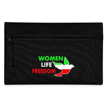 Women life freedom - Pencil Case - black - Front