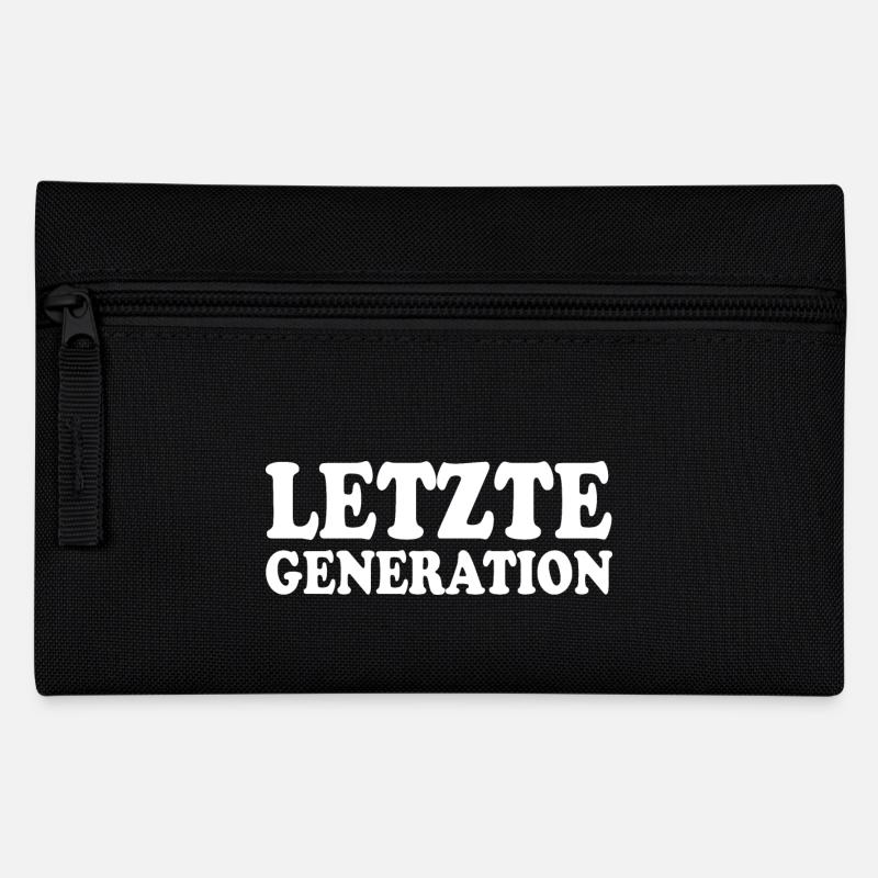 Letzte generation - Federtasche - Schwarz