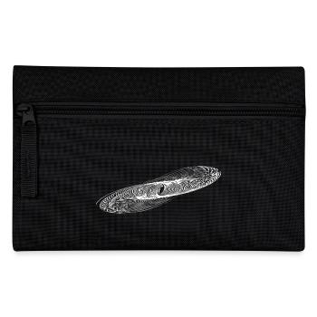Lignes de points de suspension du cercle géométrique - Trousse - noir - Devant