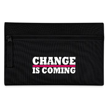 Change is coming - Federtasche - Schwarz - Vorne