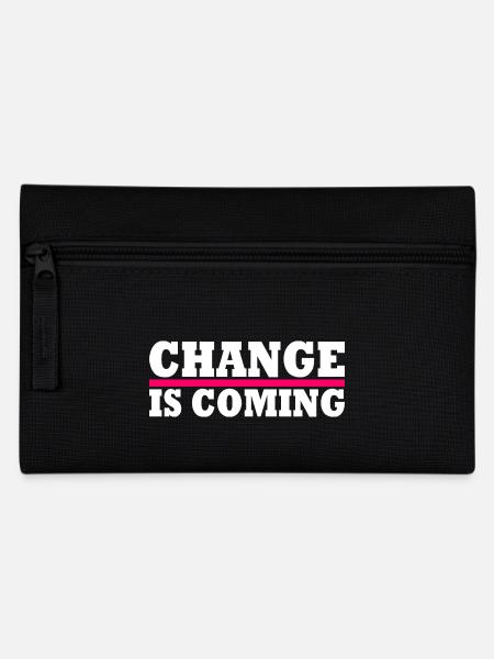 Change is coming - Federtasche - Schwarz