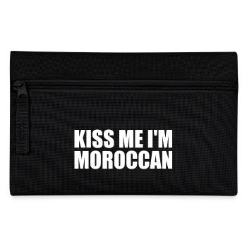 Kiss me im moroccan - morocco - Pencil Case - black - Front