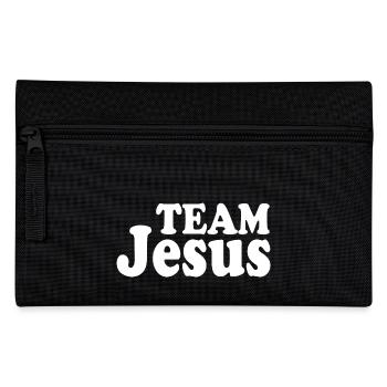 Team jesus - Pencil Case - black - Front