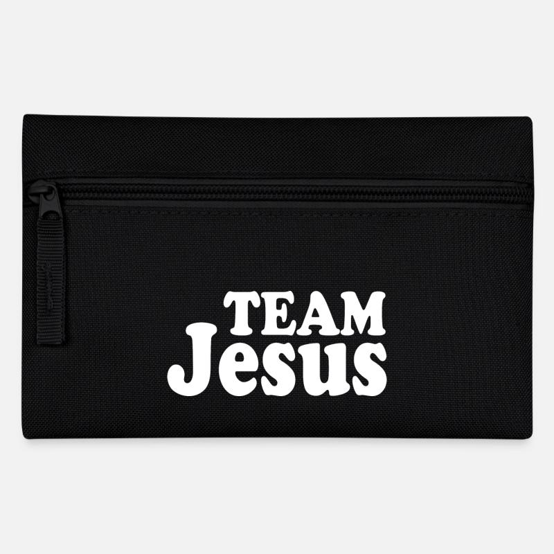 Team jesus - Federtasche - Schwarz