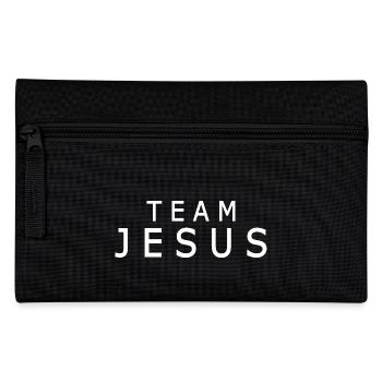 Team jesus - Pencil Case - black - Front