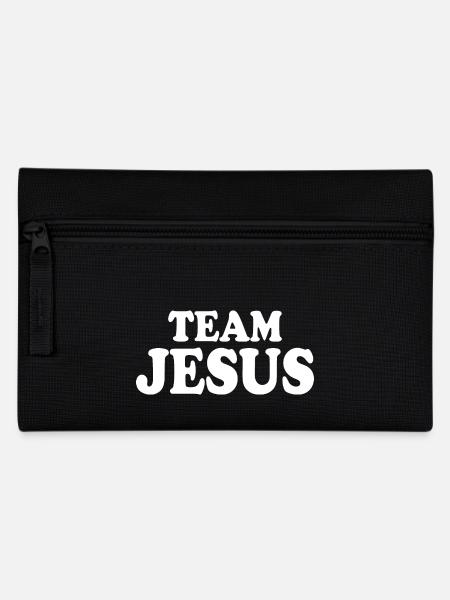 Team jesus - Federtasche - Schwarz