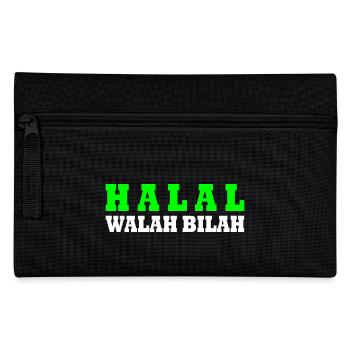 Halal - Pencil Case - black - Front