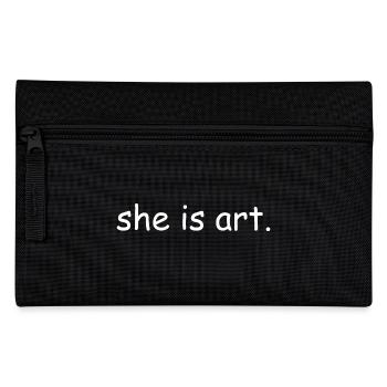 She is art - Trousse - noir - Devant