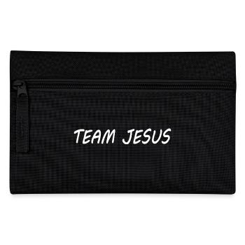 Team jesus - Pencil Case - black - Front
