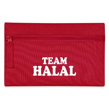 Team halal - Federtasche - Rot - Vorne