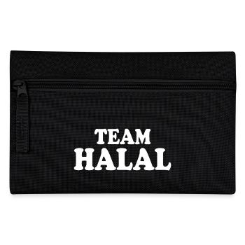Team halal - Pencil Case - black - Front