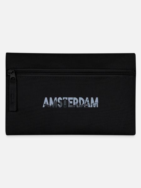Amsterdam Skyline Silhouette – Städtische Schönhei - Federtasche - Schwarz