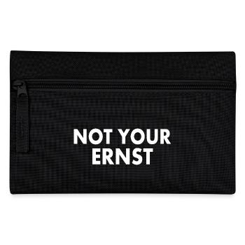 Not your ernst - Federtasche - Schwarz - Vorne