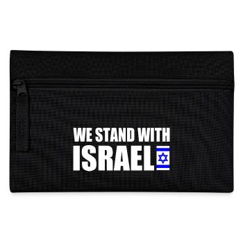 We stand with israel - Pencil Case - black - Front