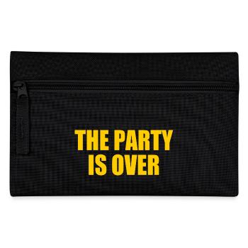 The party is over - Pencil Case - black - Front