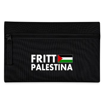 fritt palestina - Pencil Case - black - Front
