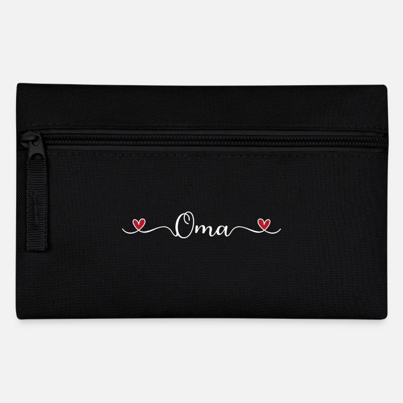 Oma - Federtasche - Schwarz