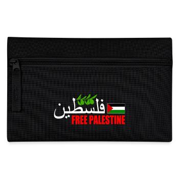 Free palestine فلسطين - Trousse - noir - Devant