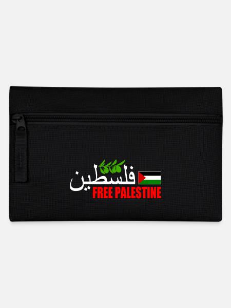 Free palestine فلسطين - Federtasche - Schwarz