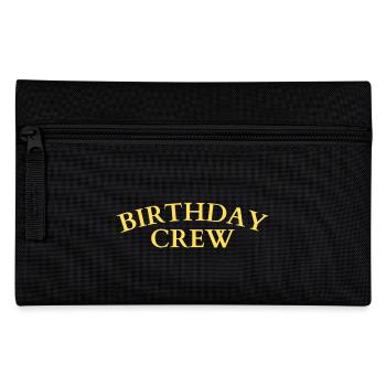 Birthday Crew - Pencil Case - black - Front