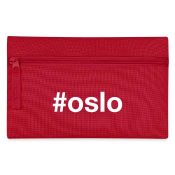 OSLO Norvège Norwegen Hashtag - Trousse - rouge - Devant