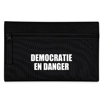 Democracy in danger - Pencil Case - black - Front